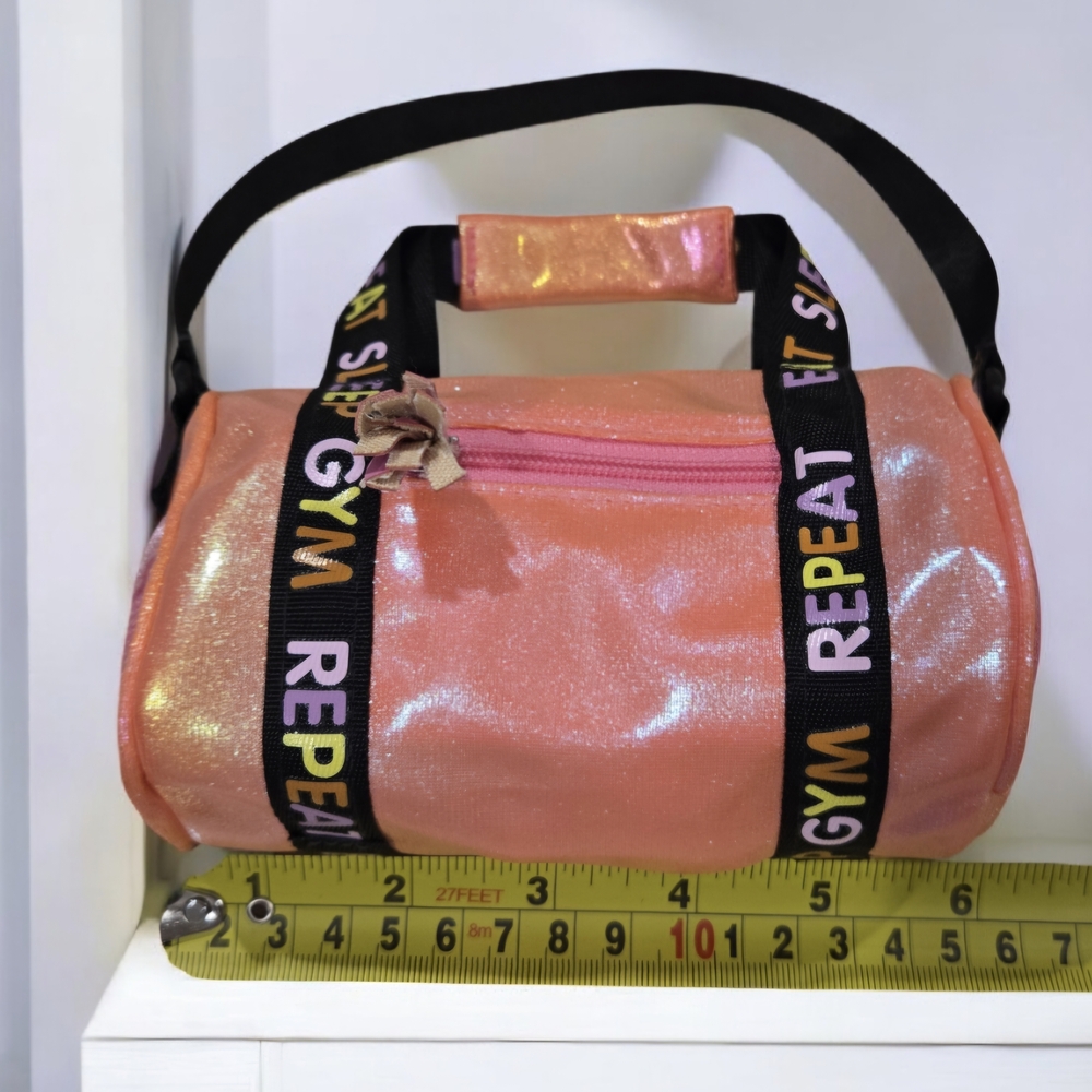 6" American Girl Doll EAT SLEEP REPEAT GYM BAG from Lila GYM GEAR - Picture 5 of 7